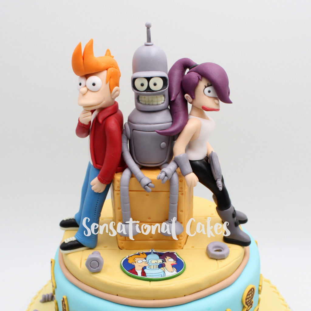 The Sensational Cakes: Futurama Cartoons Theme Birthday Cake Singapore