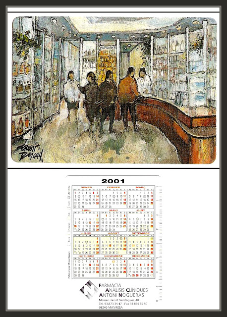 FARMACIA-CALENDARIOS-PINTURA-NOGUERAS-PINTOR-ERNEST DESCALS