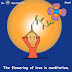 The flowering of love is meditation