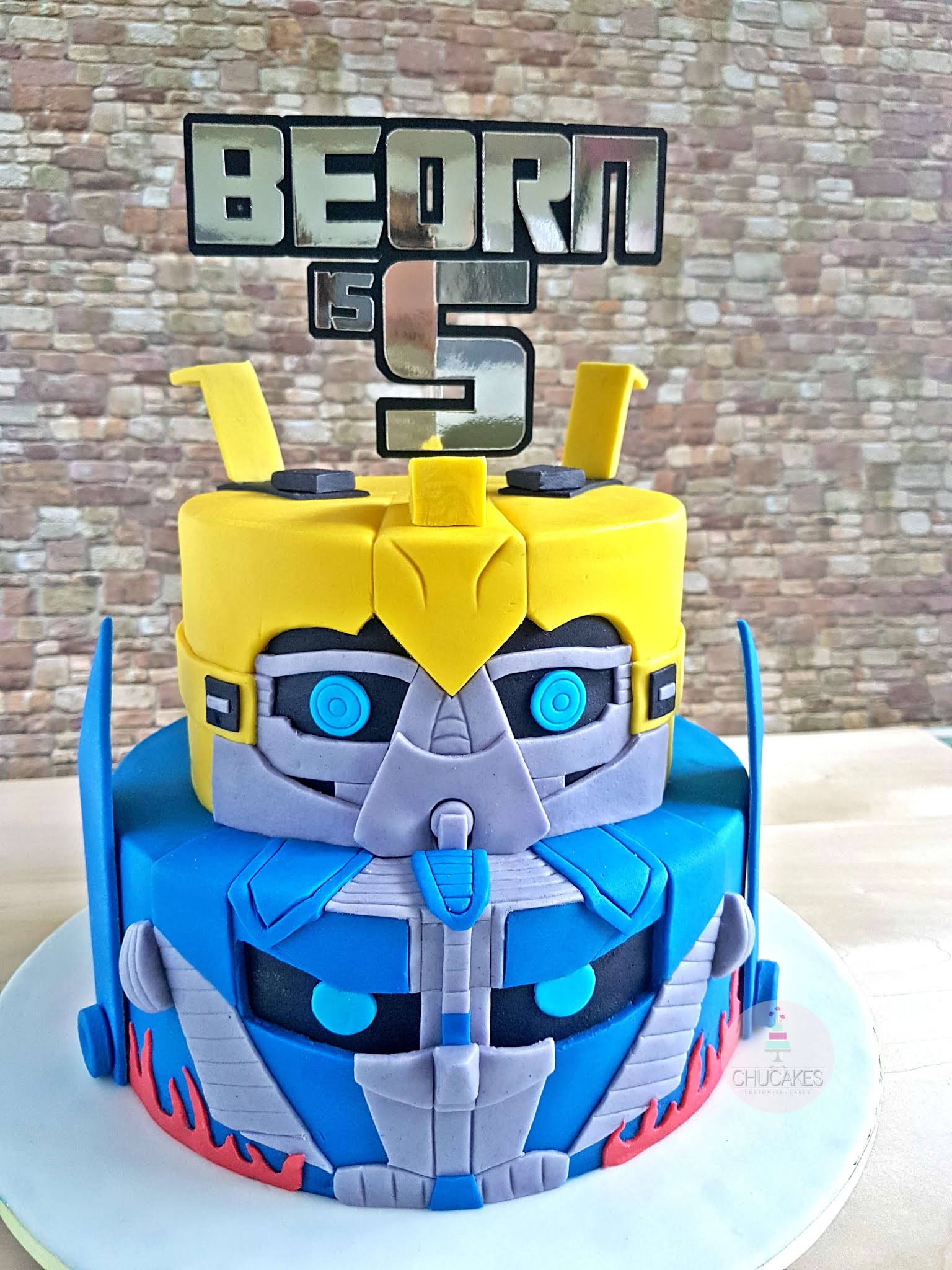J's Cakes: Optimus Prime Transformers Cake