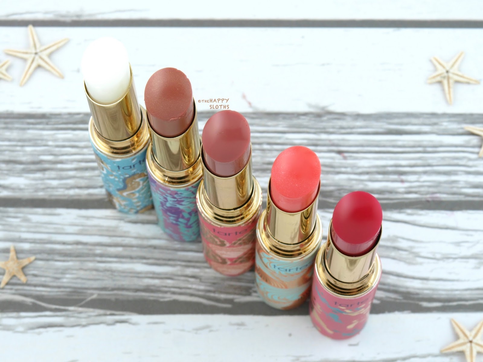 Tarte Rainforest of the Sea Quench Lip Rescue: Review and Swatches