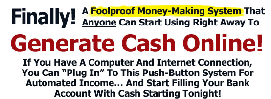 Generate CASH on the comfort of your home with your computer