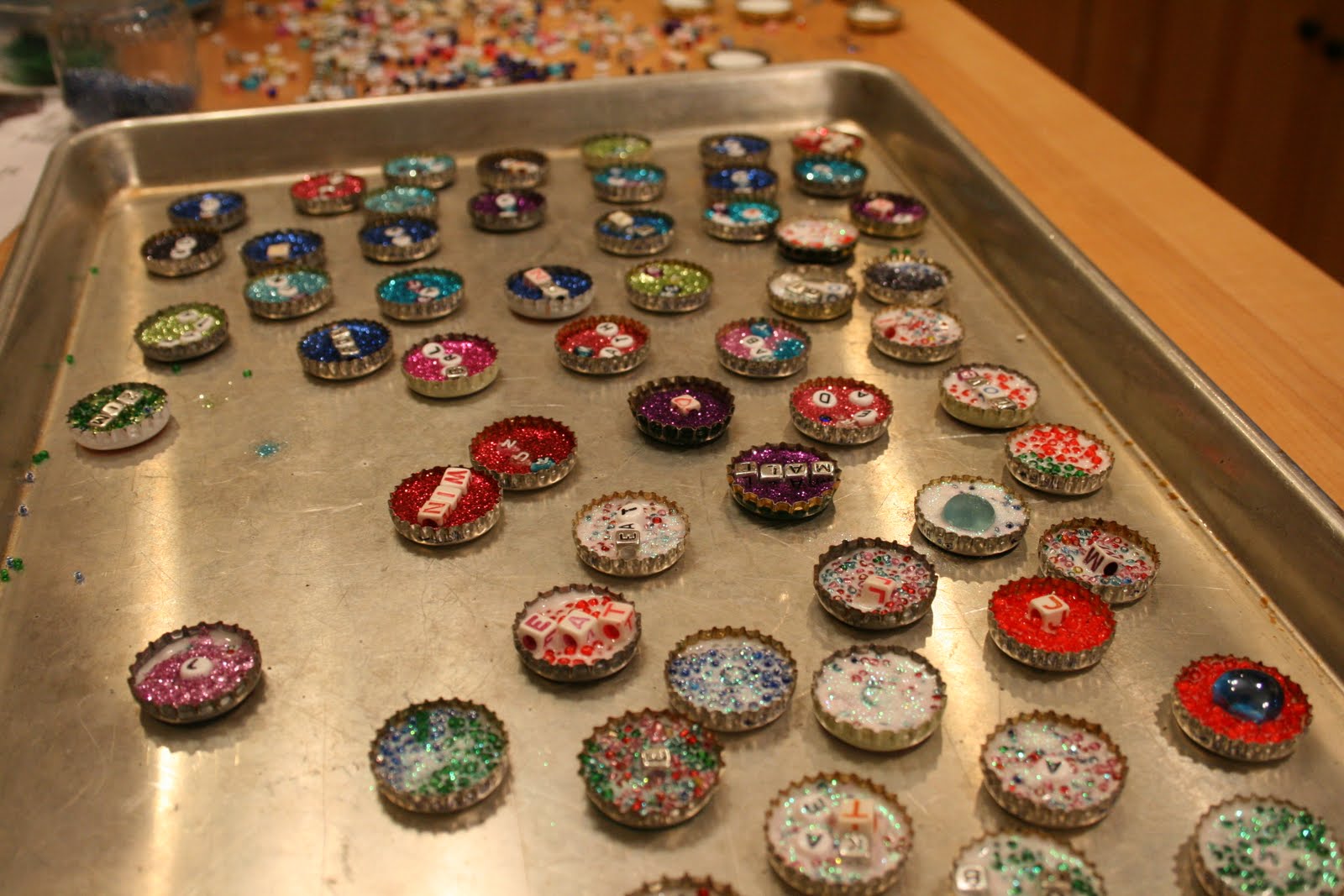 a vibrant life Bottle Cap Crafts