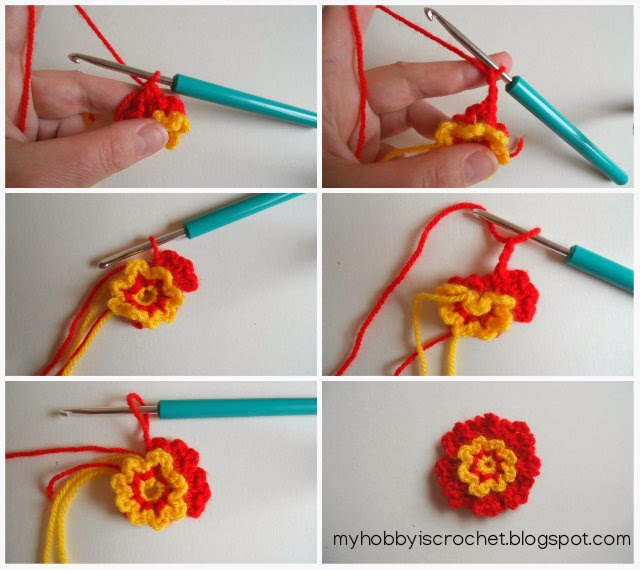 Simple Dainty Flowers - Free Pattern with Photo Tutorial