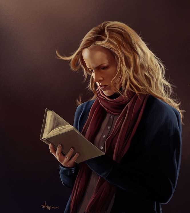 Book Girl: Art of the Day: Hermione Granger
