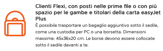 BAGAGLIO A MANO E STIVA EASYJET: MISURE E PESO GUIDA COMPLETA | Trova voli  low cost e hotel | Volidubai.it