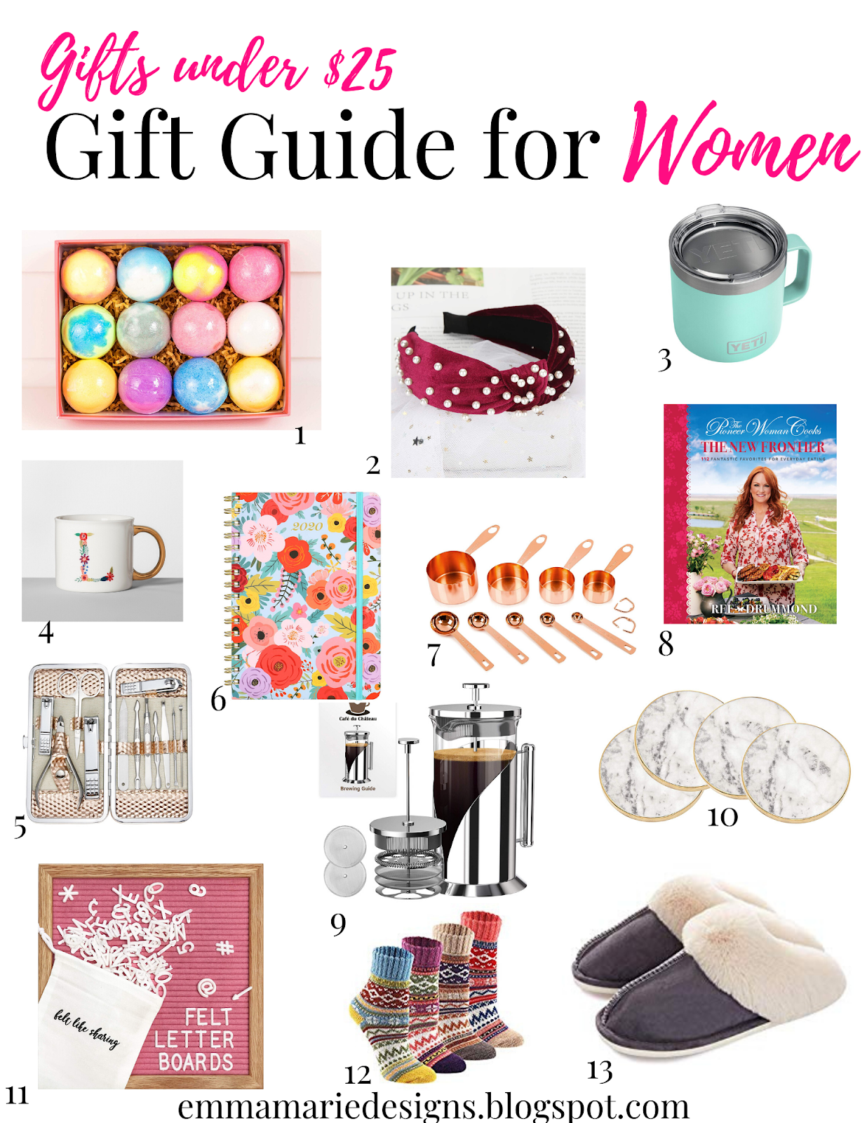 Ultimate Gift Guide for Women Emma Marie Designs