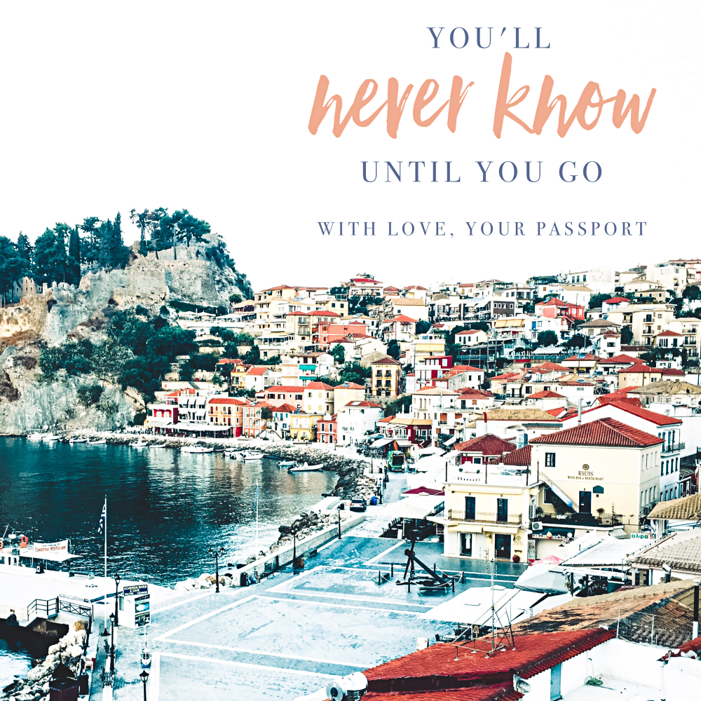 Parga Greece photography, best travel quotes, citati o putovanju