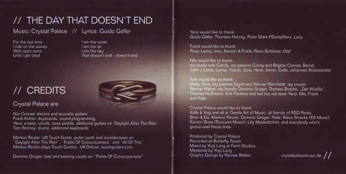 CRYSTAL PALACE - Dawn Of Eternity (2016) booklet