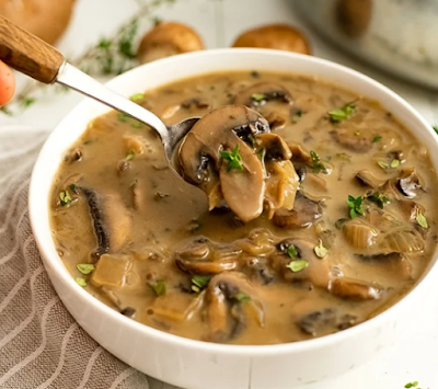 BEST EVER MUSHROOM SOUP #vegetable #mushroom #soup #food #recipes