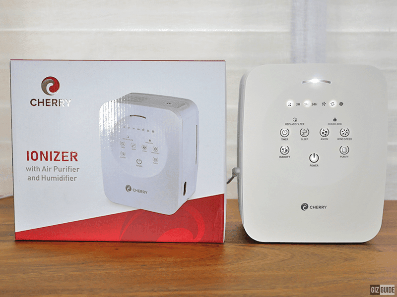 The Cherry Ionizer with Air Purifier and Humidifier is priced at just PHP 4,000