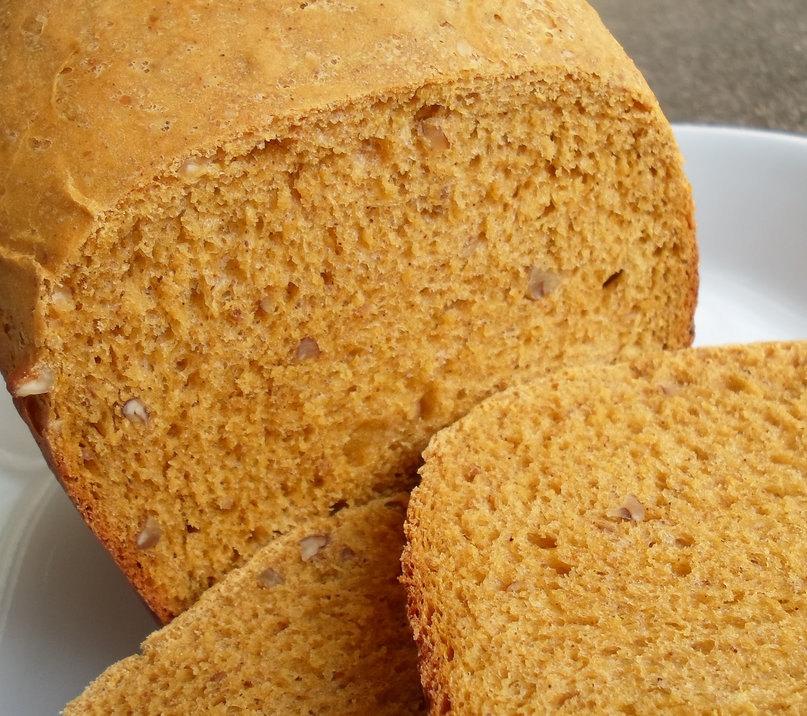 Happier Than A Pig In Mud Savory Pumpkin Pecan Yeast Bread Bread Machine Recipe