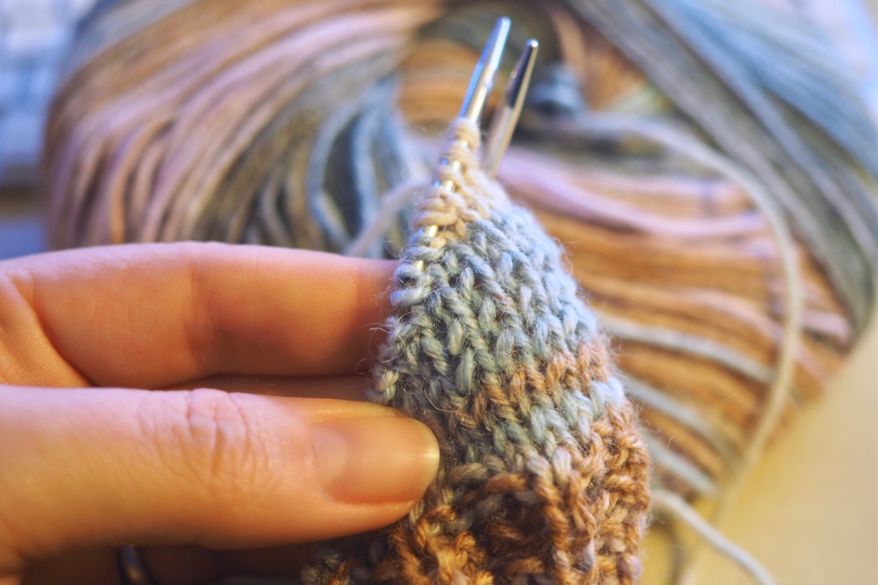 Bumerangferse mit dem Addi Sockenwunder Bumerangferse mit dem Addi Sockenwunder