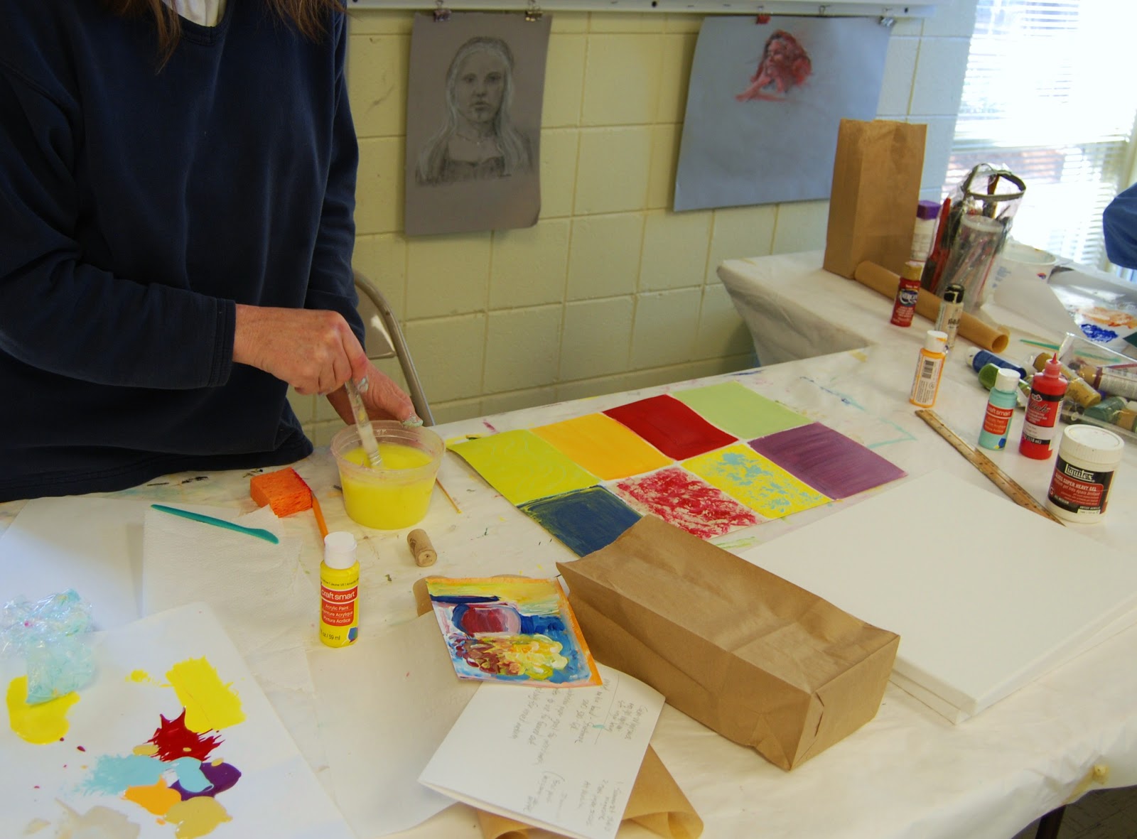 Push Past Ordinary Beginners Mixed Media Art Class