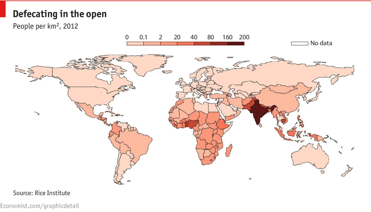 Defecation in the open