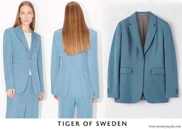 Crown Princess Victoria wore Tiger of Sweden Narina Blazer