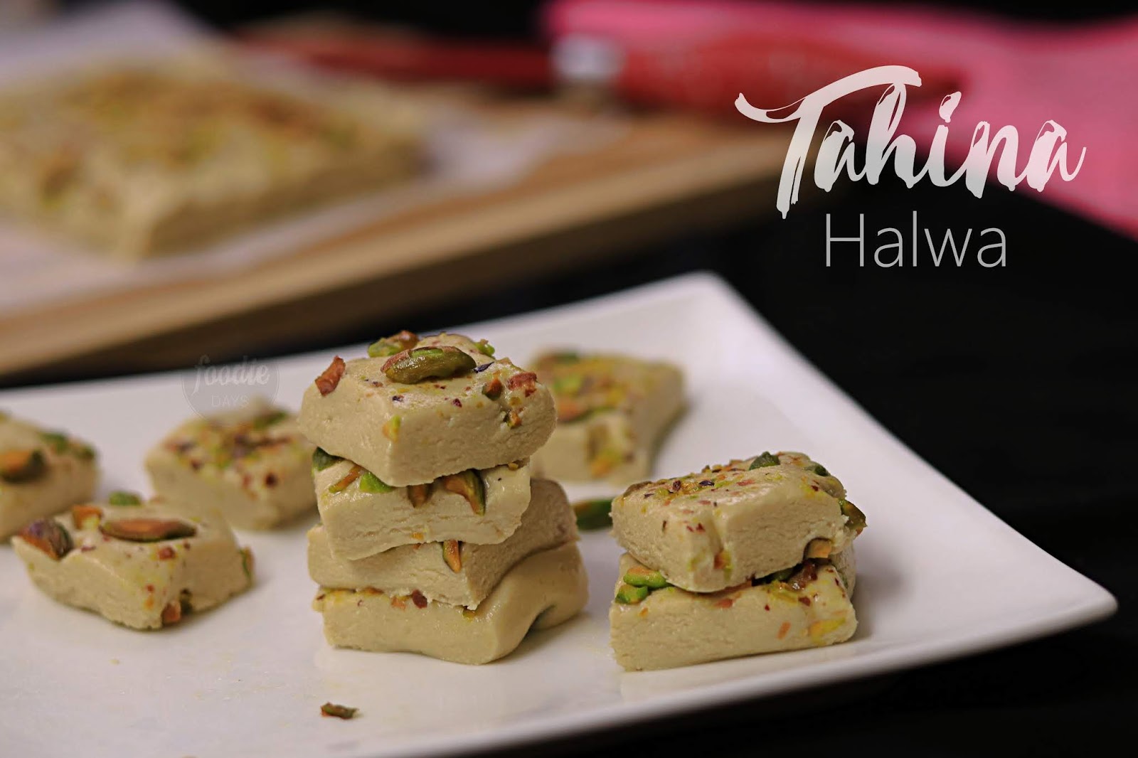 Tahina Halwa Easy Tahini Halwa