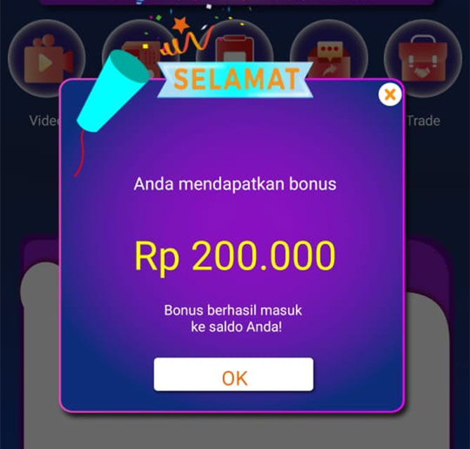 Dapatin Bonus Rp 200 000 Dari Aplikasi Bges Indonesia Jdlines Com