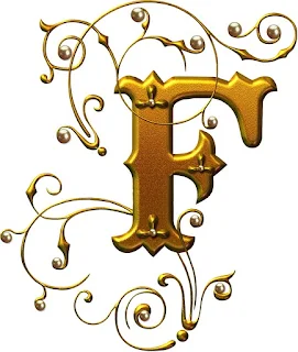 Abecedario Dorado Cuento de Hadas. Golden Alphabet for Fairy Tails