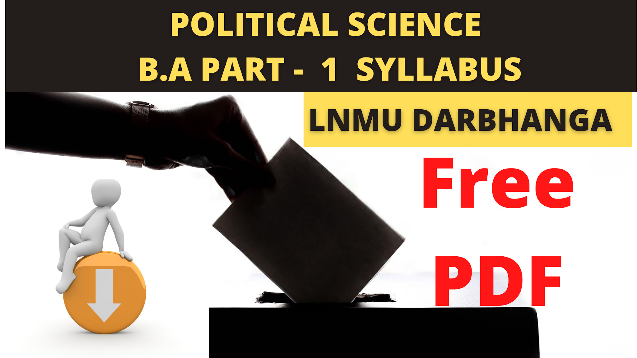 LNMU DARBHANGA Political Science Syllabus part 1