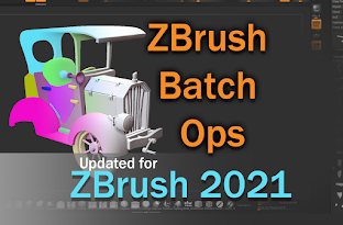 ZBrush Batch Ops