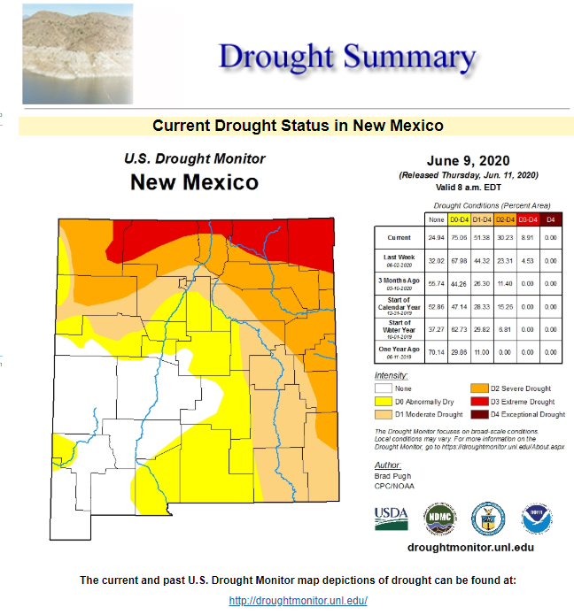 A Few Spots Got A Good Rain But Overall The Drought Worsens.