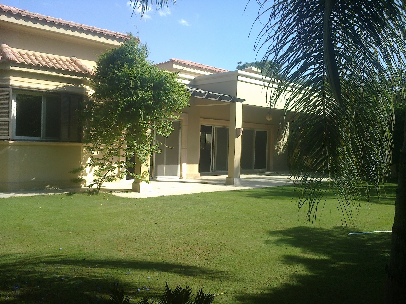 Villa semi furnished inside compound Al Gazira Sheikh Zayed City Buy or Rent property in Egypt