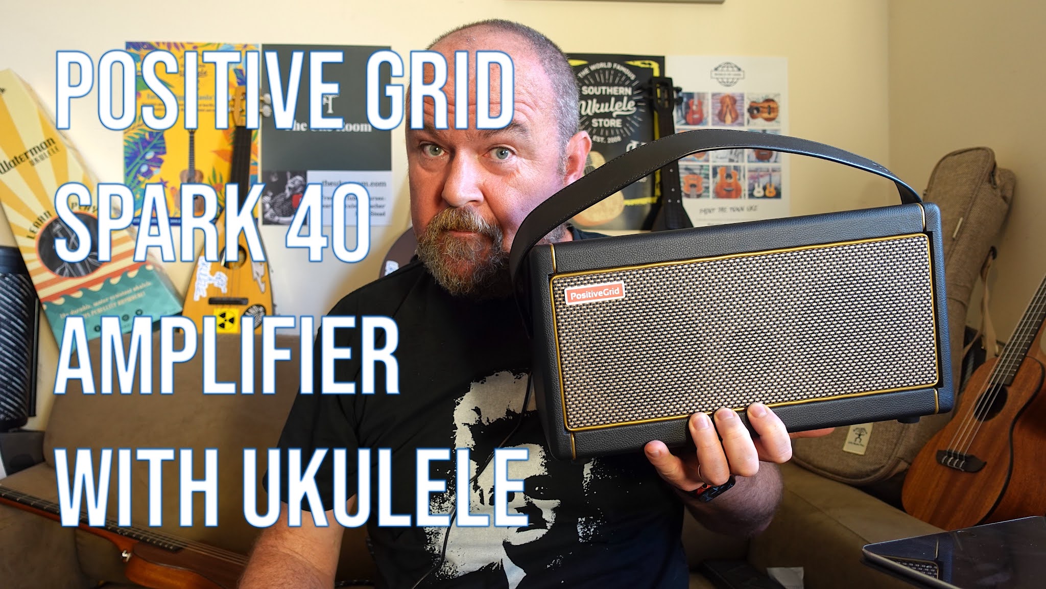 GOT A UKULELE - Ukulele reviews and beginners tips: Positive Grid Spark 40  Amplifier with Ukulele - REVIEW
