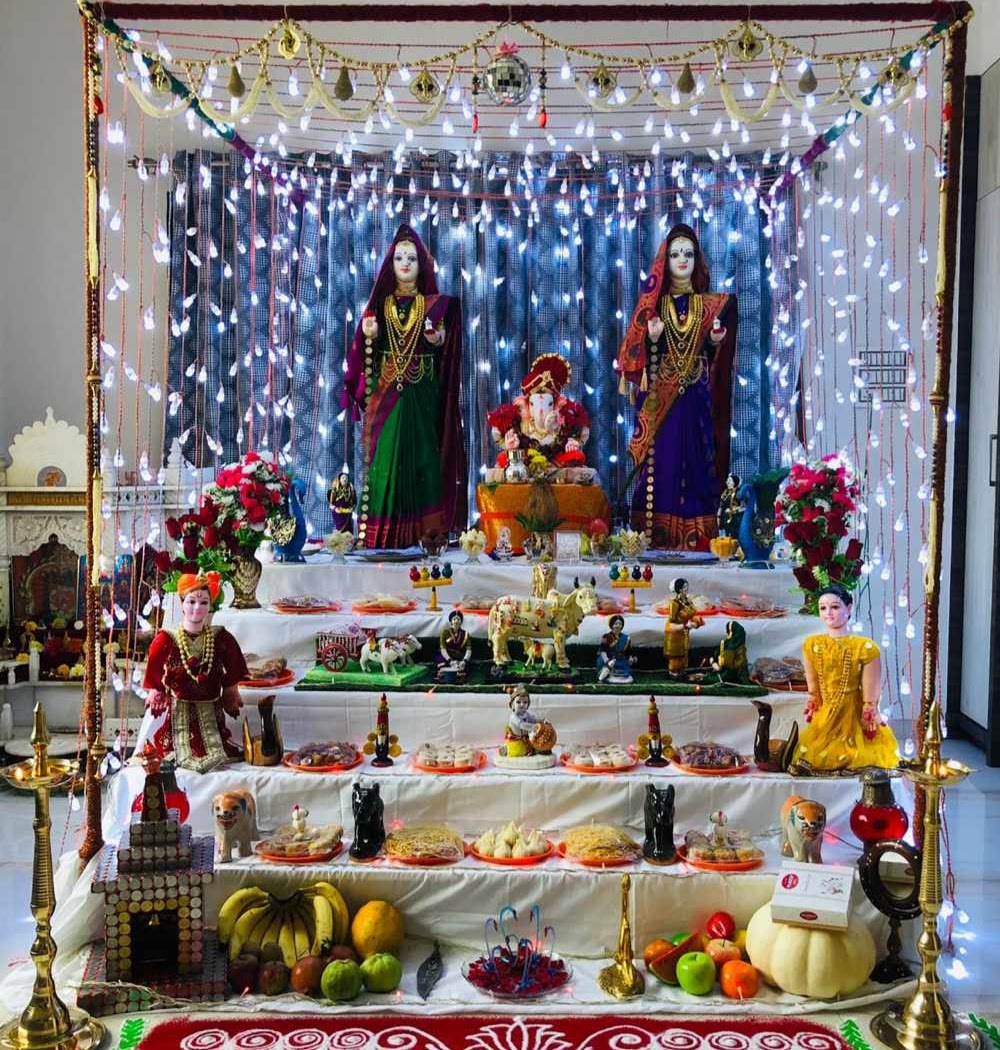 Gauri Ganpati Decoration Waghmare