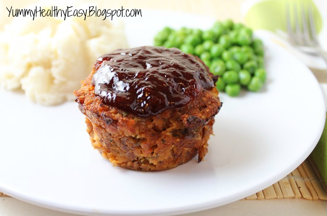 easy turkey meatloaf muffins with tangy bbq sauce