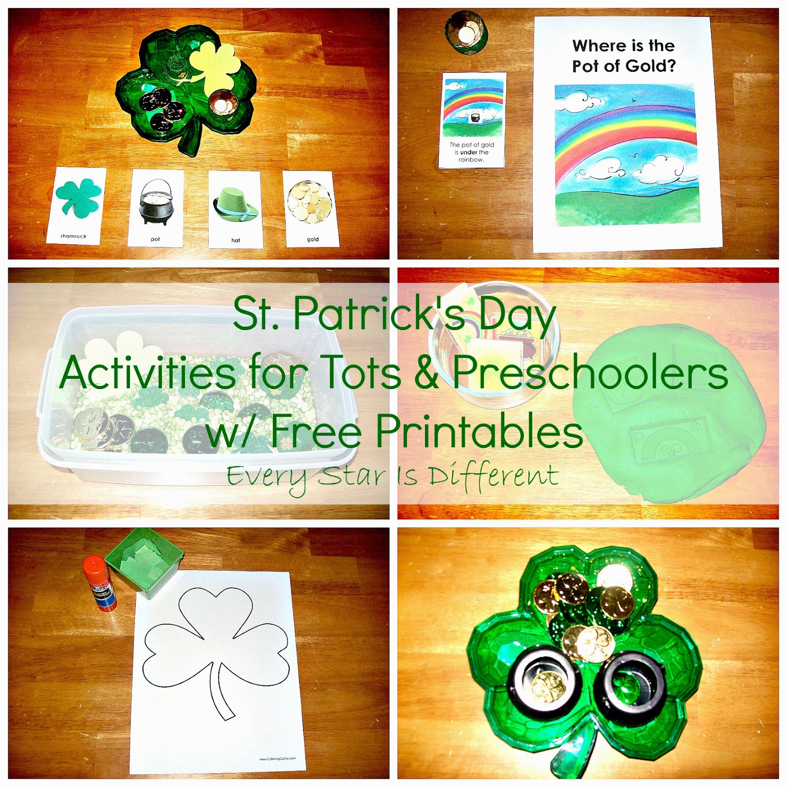 St. Patrick's Day Tot School