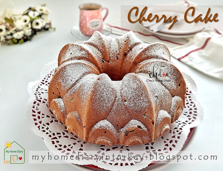 Cherry Pound Cake. Best recipe with Video | Çitra's Home Diary. #cherrycake #poundcake #coffeecake #cherryrecipeidea #kekbuahcherry #kirazlıkek #kirazlikek #resepbuttercake #fruitcake