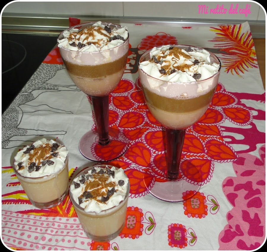 Flan de café y baileys