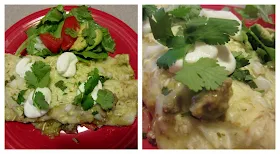 Turkey and Zucchini Enchiladas with Tomatillo Verde Sauce  Healthy and delicious Mexican fare!  Ole!