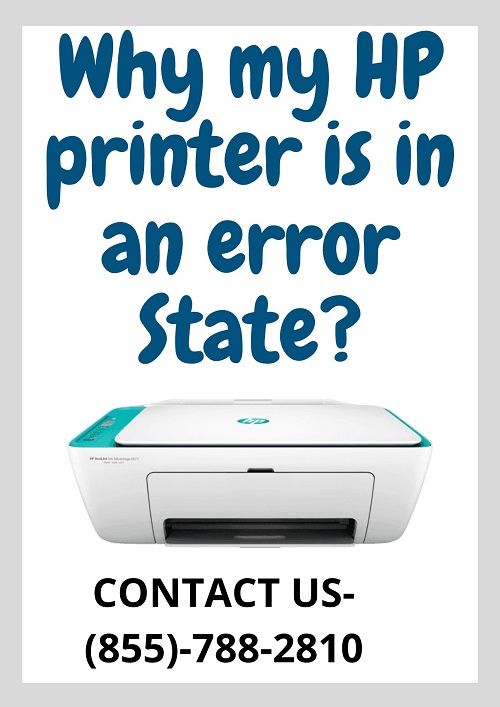 Steps to solve HP printer in error state