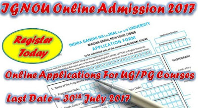 IGNOU Online Admission 2017 IGNOU Online Admission