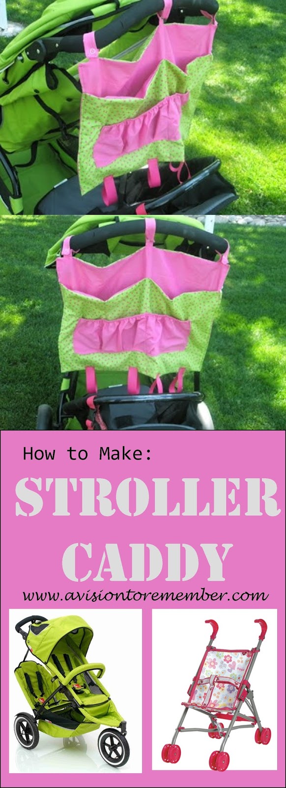 Stroller/Shopping Cart Caddy Tutorial | A Vision to Remember All Things ...