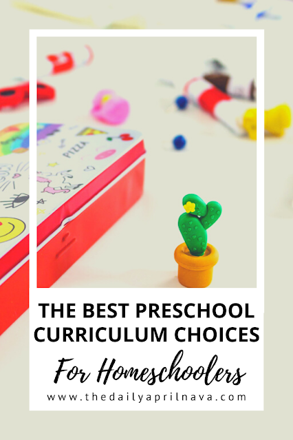 Homeschool Preschool Curriculum Choices - TheDailyAprilnAva