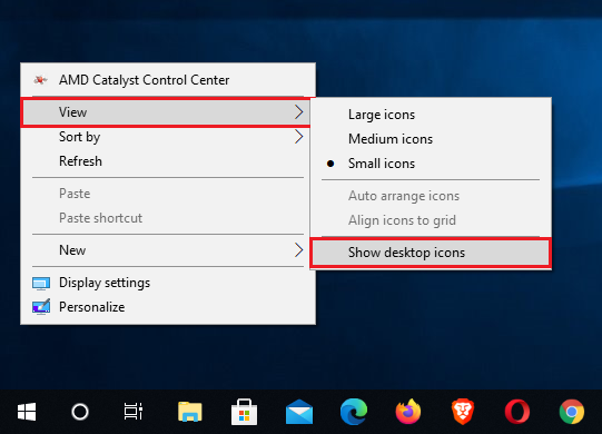 General Computers: Fix Desktop Icons Missing On Windows 10