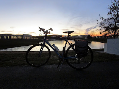 Bike at C Avenue pond
