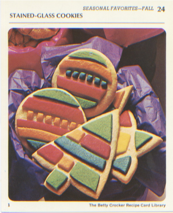 Retro Recipes StainedGlass Cookies Recipe by Betty Crocker