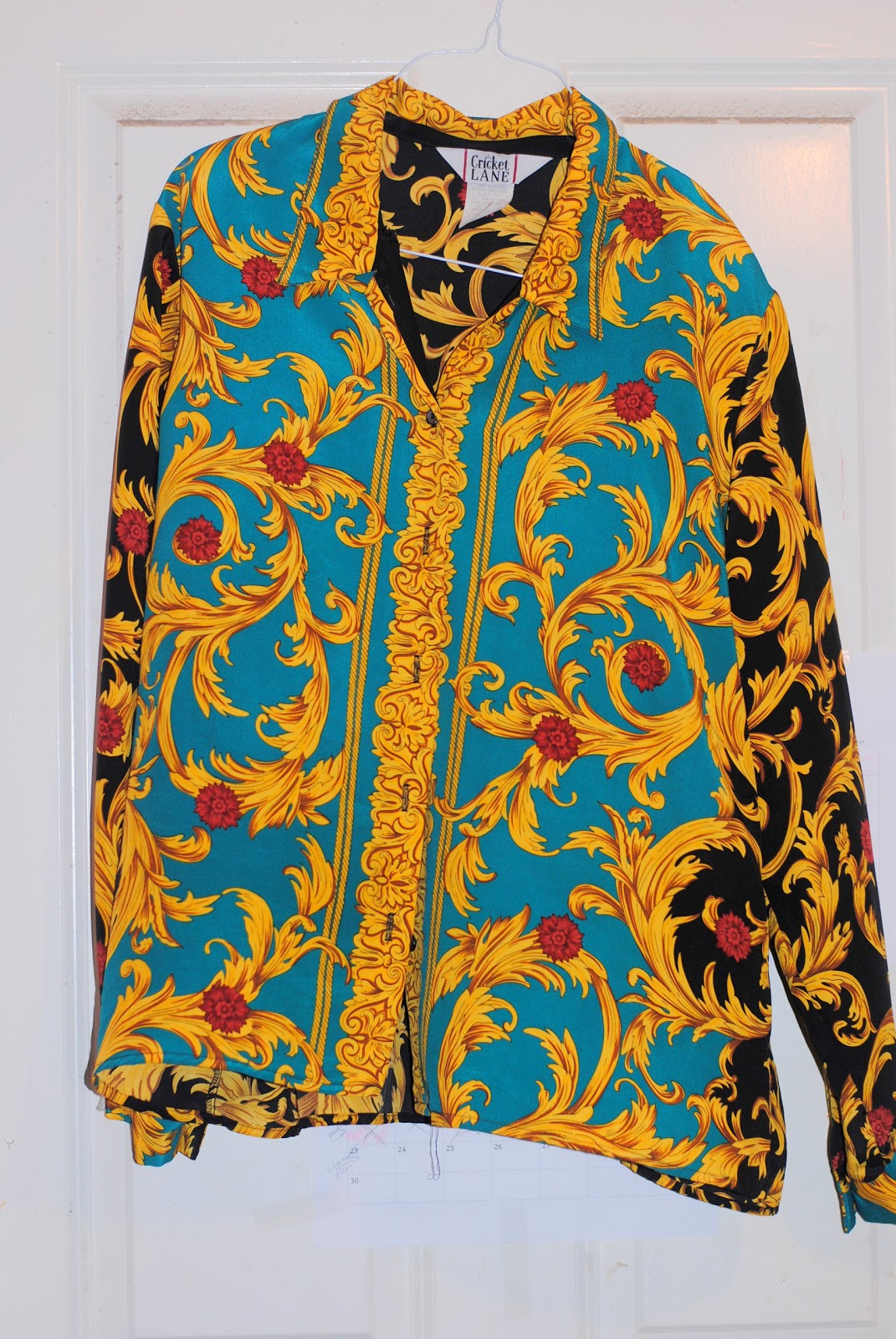 Baroque Print Blouse