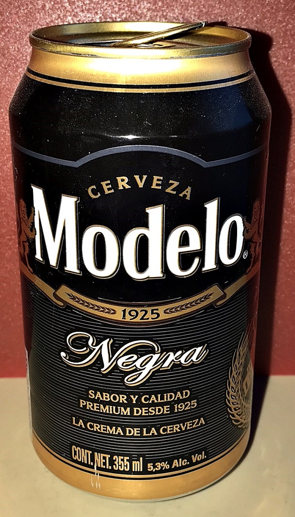 Colección de Latas y Botellas de Cerveza y Coca Cola de Mónica y Miguel:  0646 - Modelo Negra (Mexico - 2018 - 355 ml)