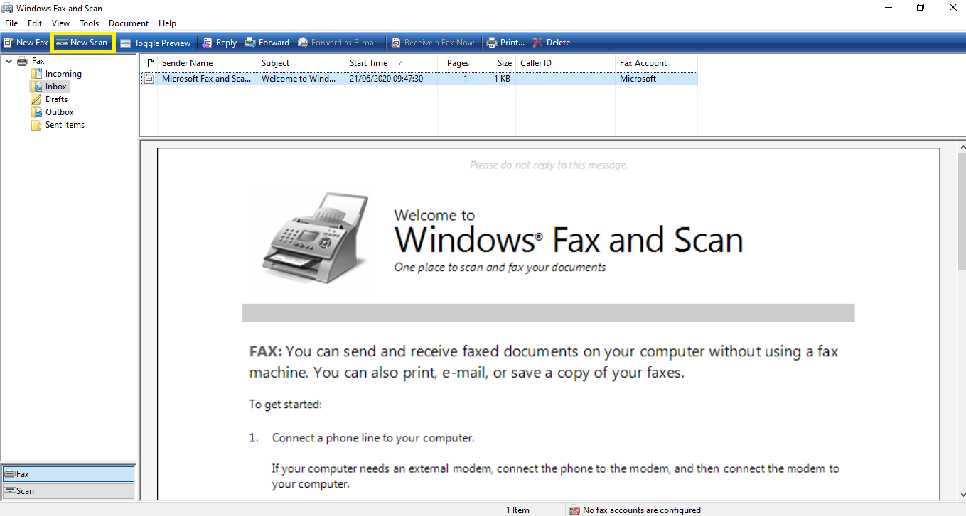Aktifkan fitur scan pada printer Anda