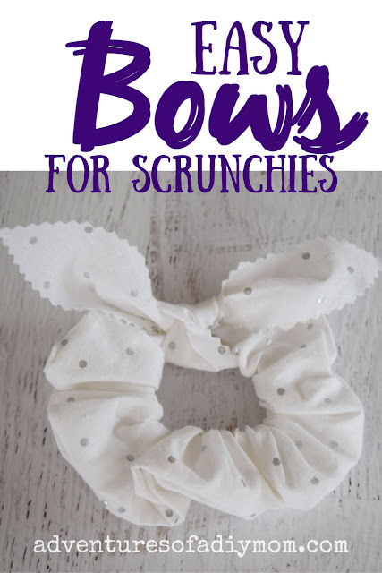 easy bows for scrunchies
