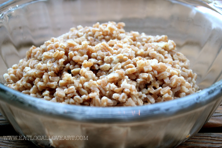 Eat Local. Love Art. Farro is the New Quinoa