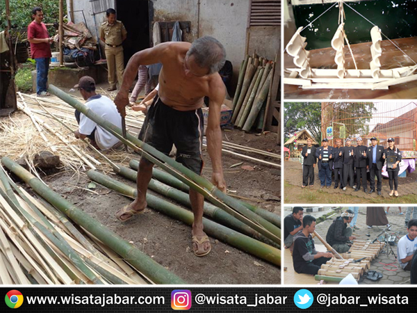 Potensi Wisata Kerajinan  Bambu  di Selaawi Garut  
