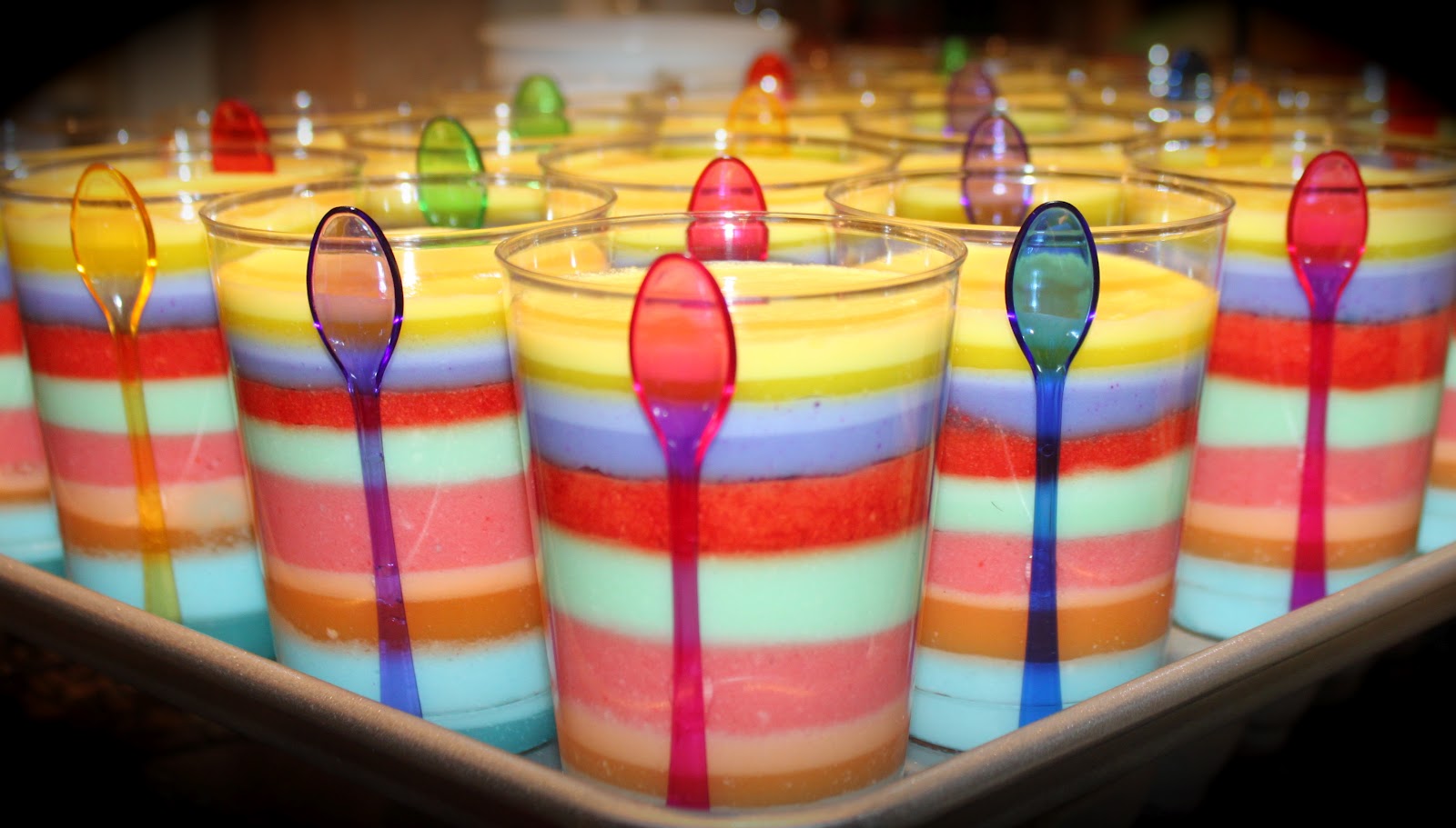 Love Is In The Details COLOR ful Jello Cups