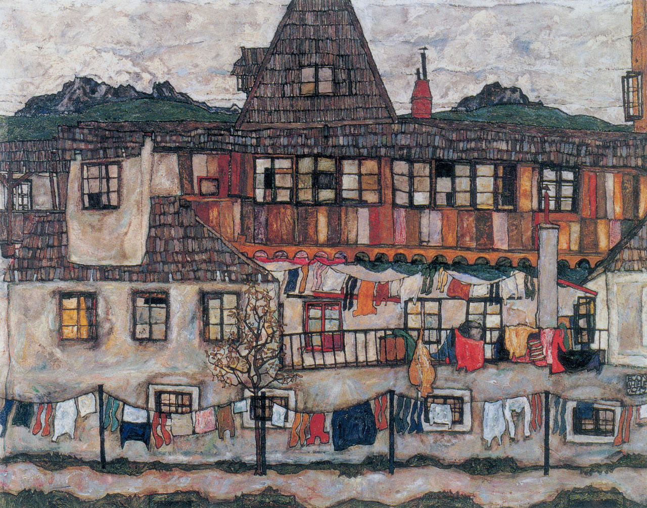 we eat. happy.: egon schiele. landscapes.