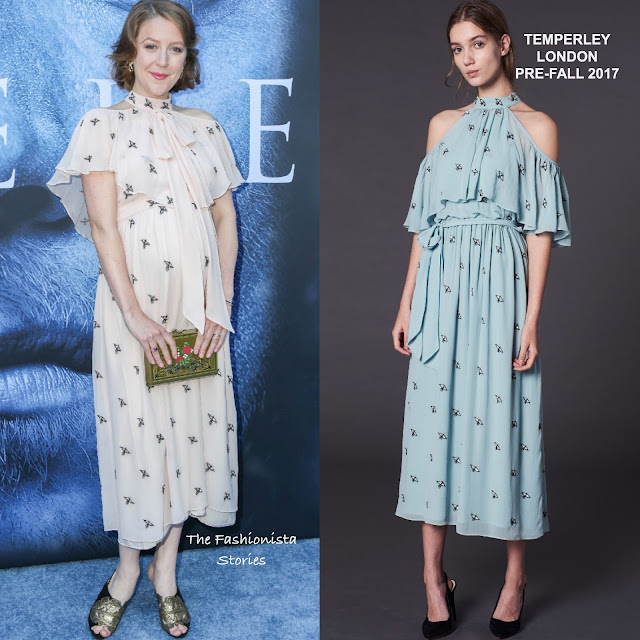 Gemma Whelan in Temperley London at the 'Game Of Thrones' Season 7 LA